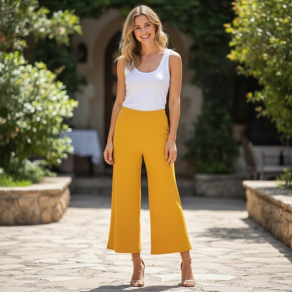 NWT Callahan (REVOLVE) Bo Pants Flowy Wide-Leg Pants Resort Vacation Summer